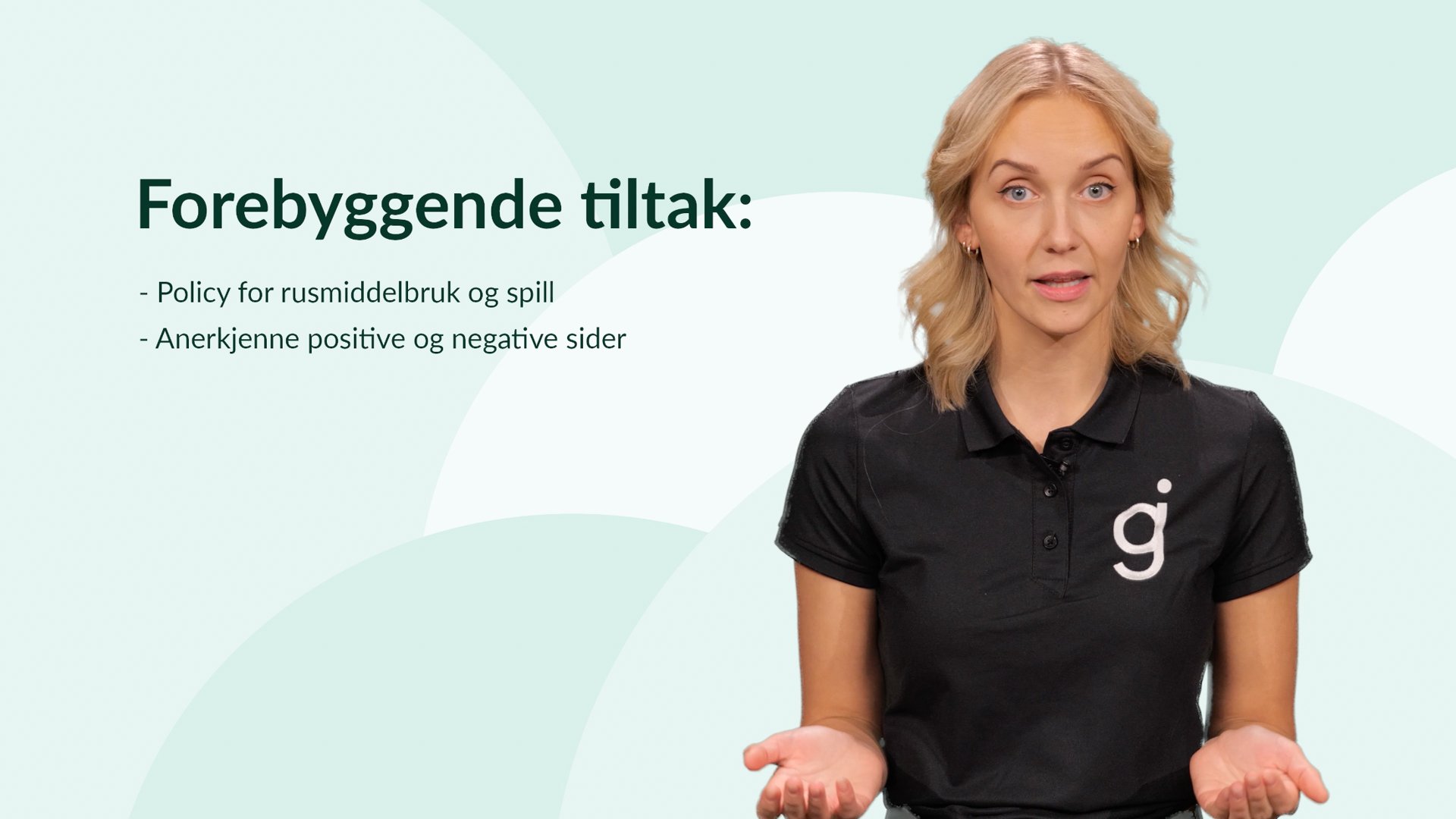 Skjermbilde fra kurset