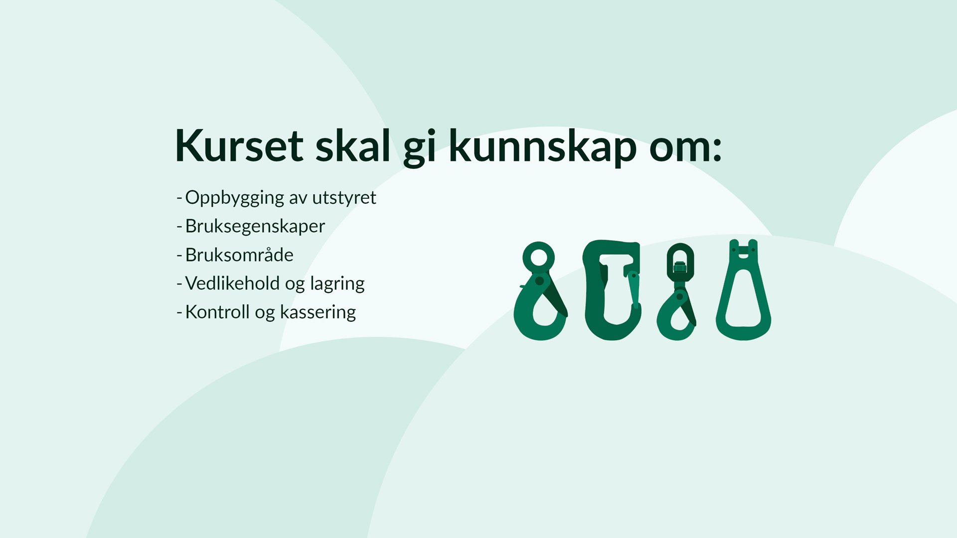 Skjermbilde fra kurset
