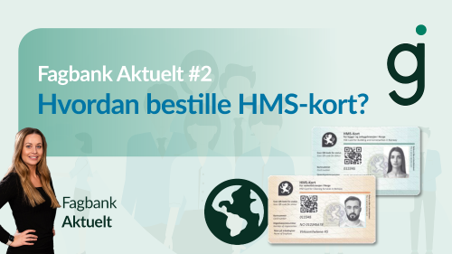 Hvordan bestille HMS-kort